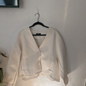 Elegant Cream Women's Jacket
